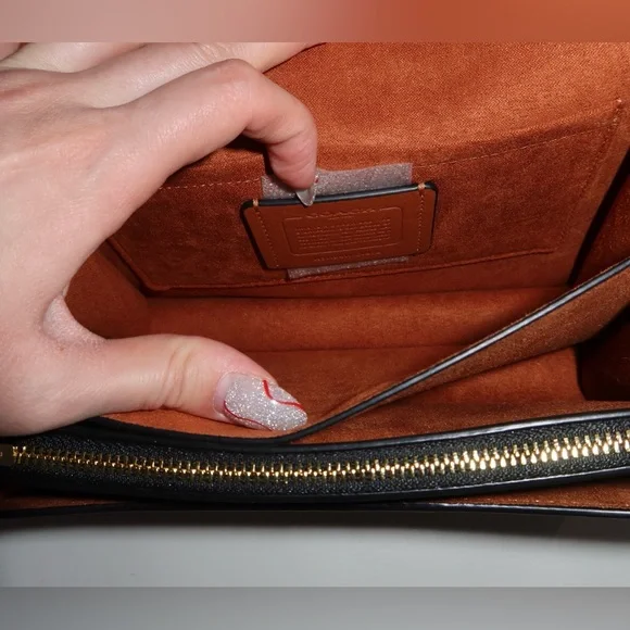 Coach Black and Brown Crossbody Bag - Picture 8 of 15